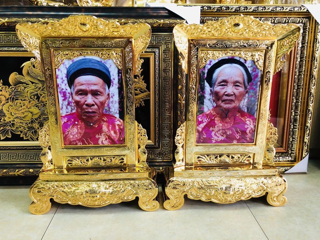 Khung Ảnh Thờ Mạ Vàng 24K