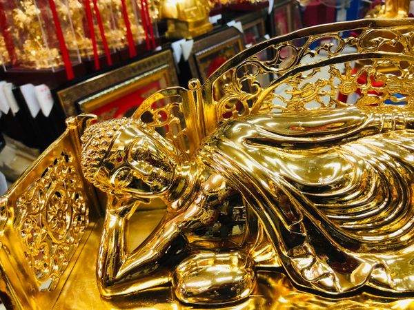  Tượng Phật Adida Mạ Vàng 24k 