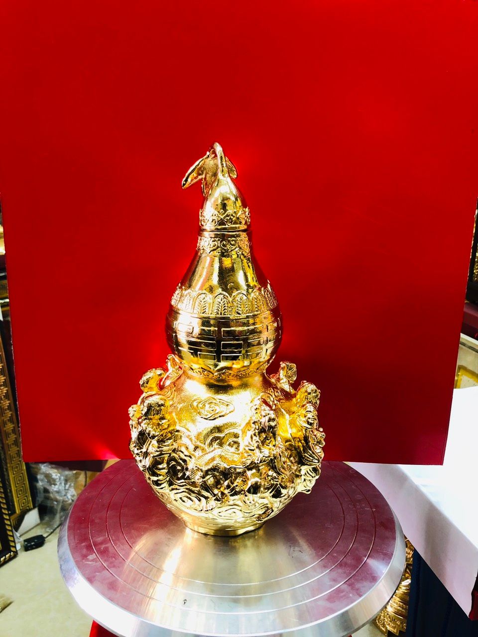 Hồ Lô Bát Tiên Mạ Vàng