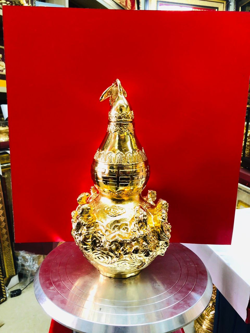 Hồ Lô Bát Tiên Mạ Vàng