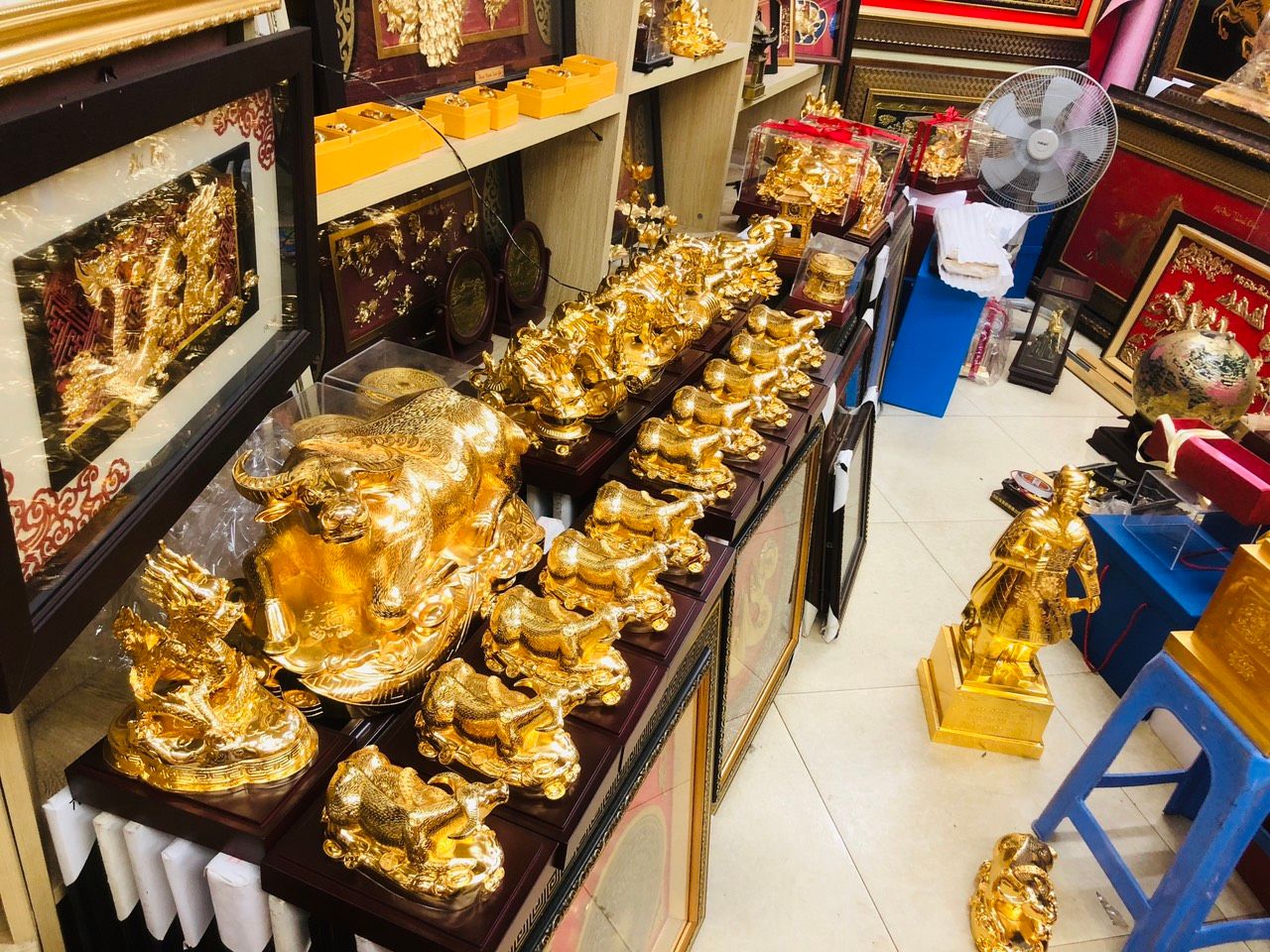 Trâu Mạ Vàng 24K - 28Cm