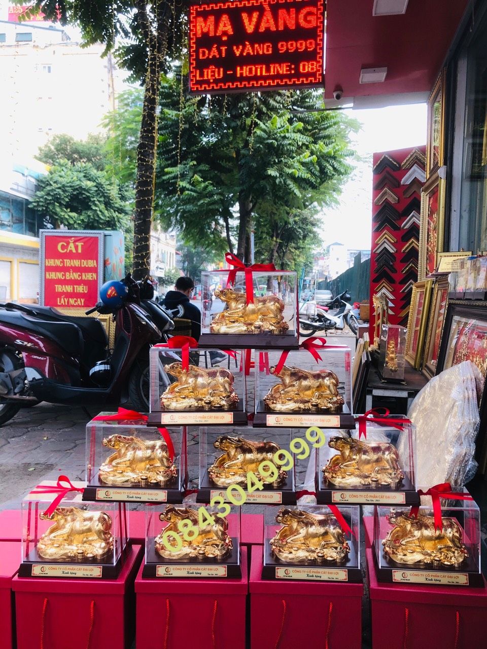 Trâu Mạ Vàng 24K Cao Cấp