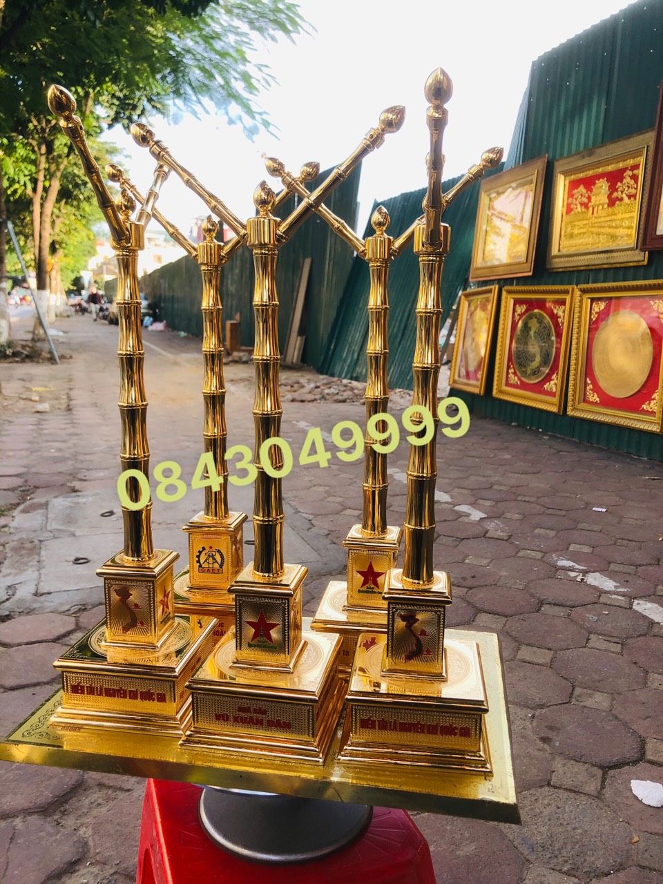 Cột Cờ Mạ Vàng 24K - GAET