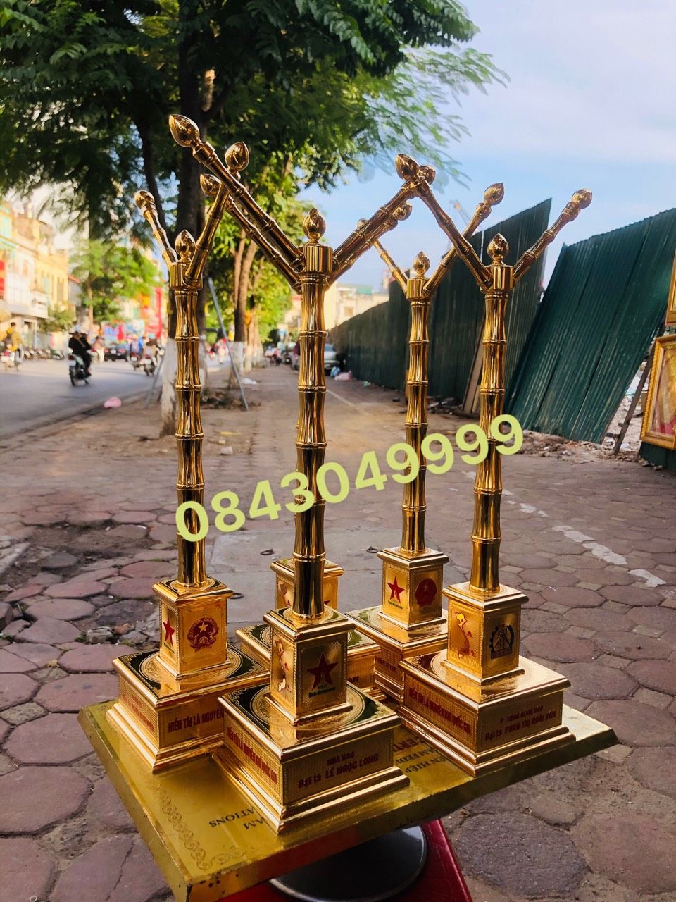 Cột Cờ Mạ Vàng 24K - GAET