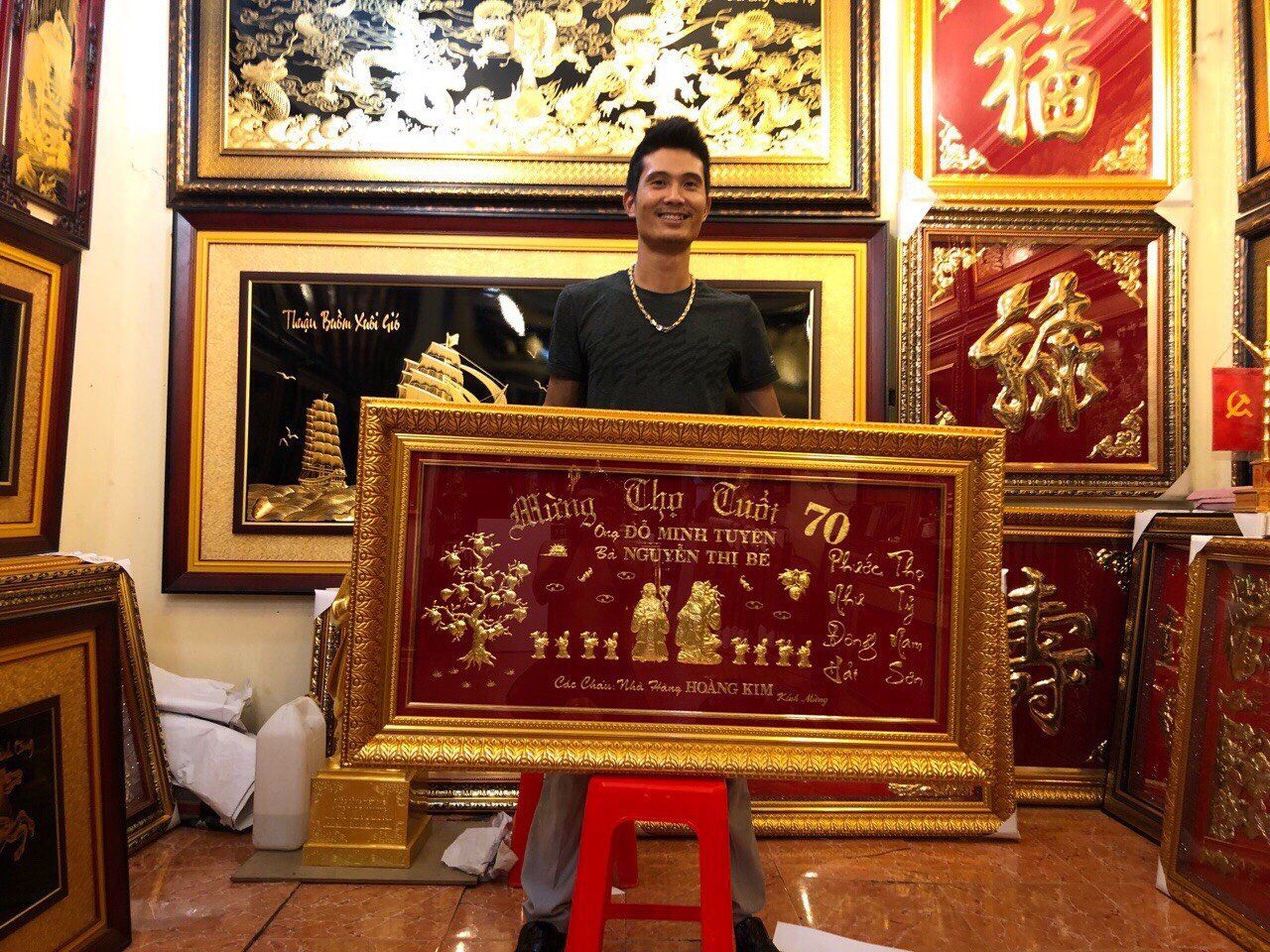 Tranh Mừng Thượng Thọ