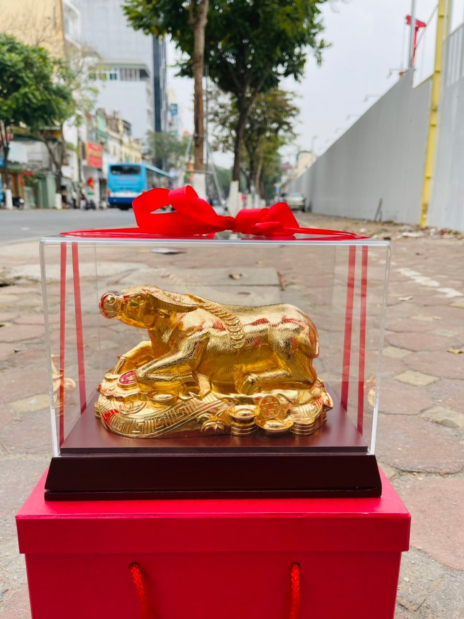 Trâu Mạ Vàng 24K Cao Cấp