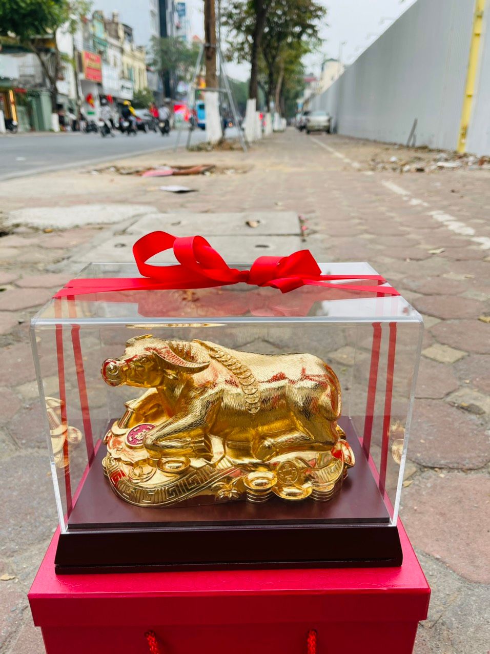Trâu Mạ Vàng 24K Cao Cấp