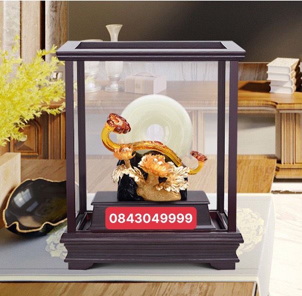 Gậy Như Ý - Hoa Mẫu Đơn Mạ Vàng
