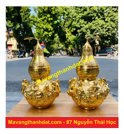 Hồ Lô Bát Tiên Dát Vàng 9999