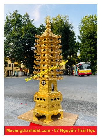 Tháp Văn Xương Dát Vàng 9999