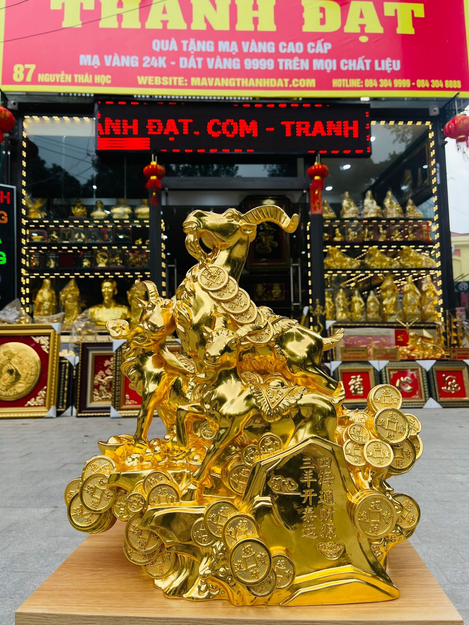 Tam Dương Khai Thái Dát Vàng 9999