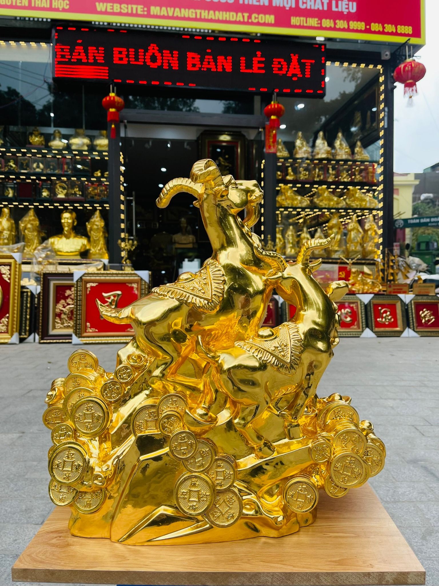 Tam Dương Khai Thái Dát Vàng 9999