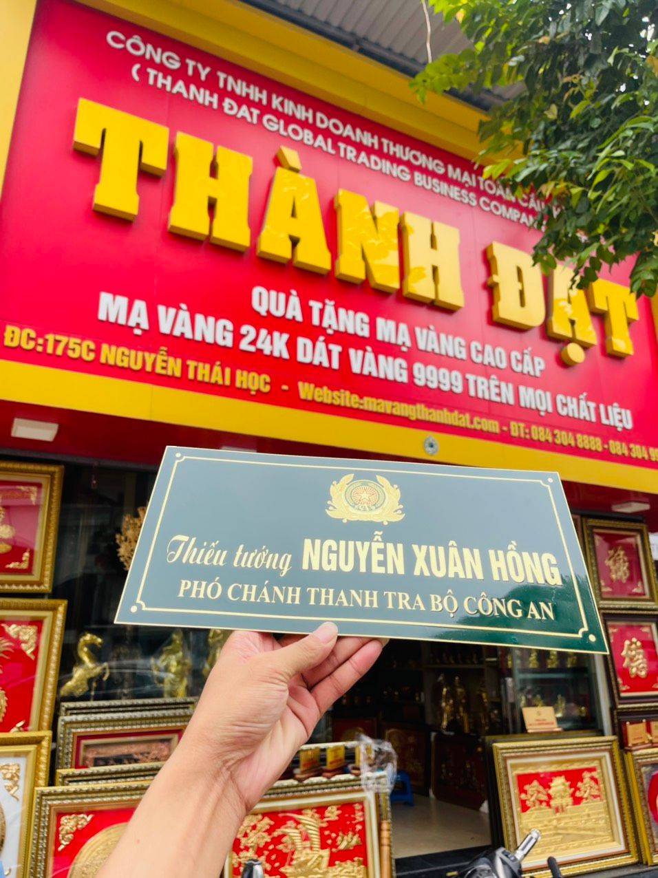 Biển Chức Danh Công An