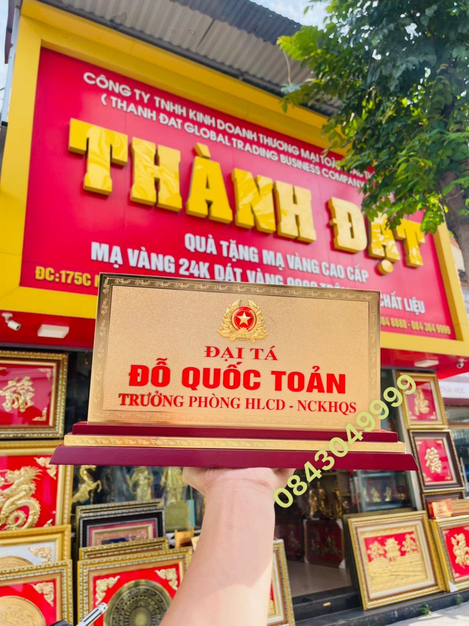  Biển Chức Danh Quân Đội - 635 