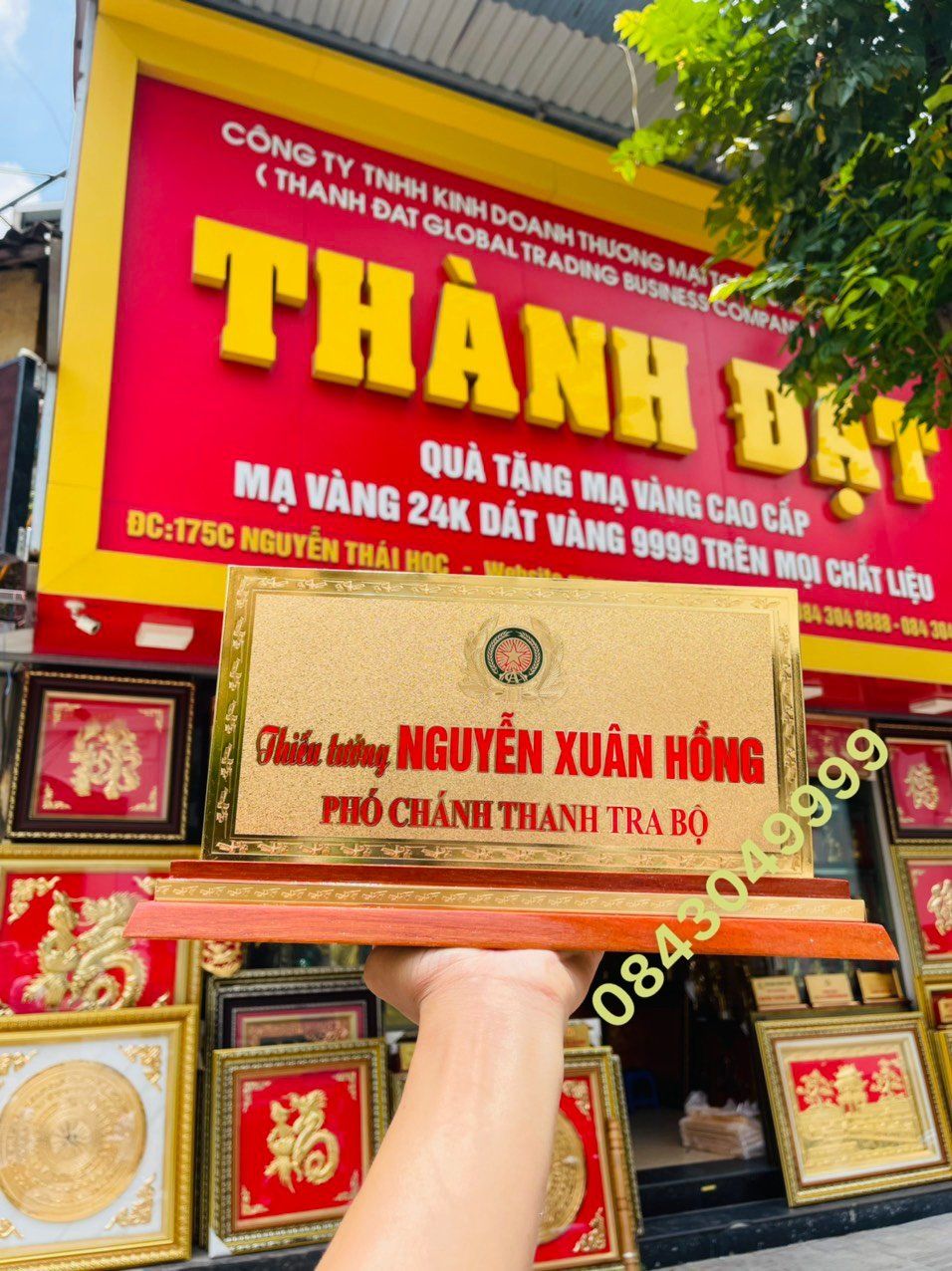  Biển Chức Danh Mạ Vàng Cao Cấp 