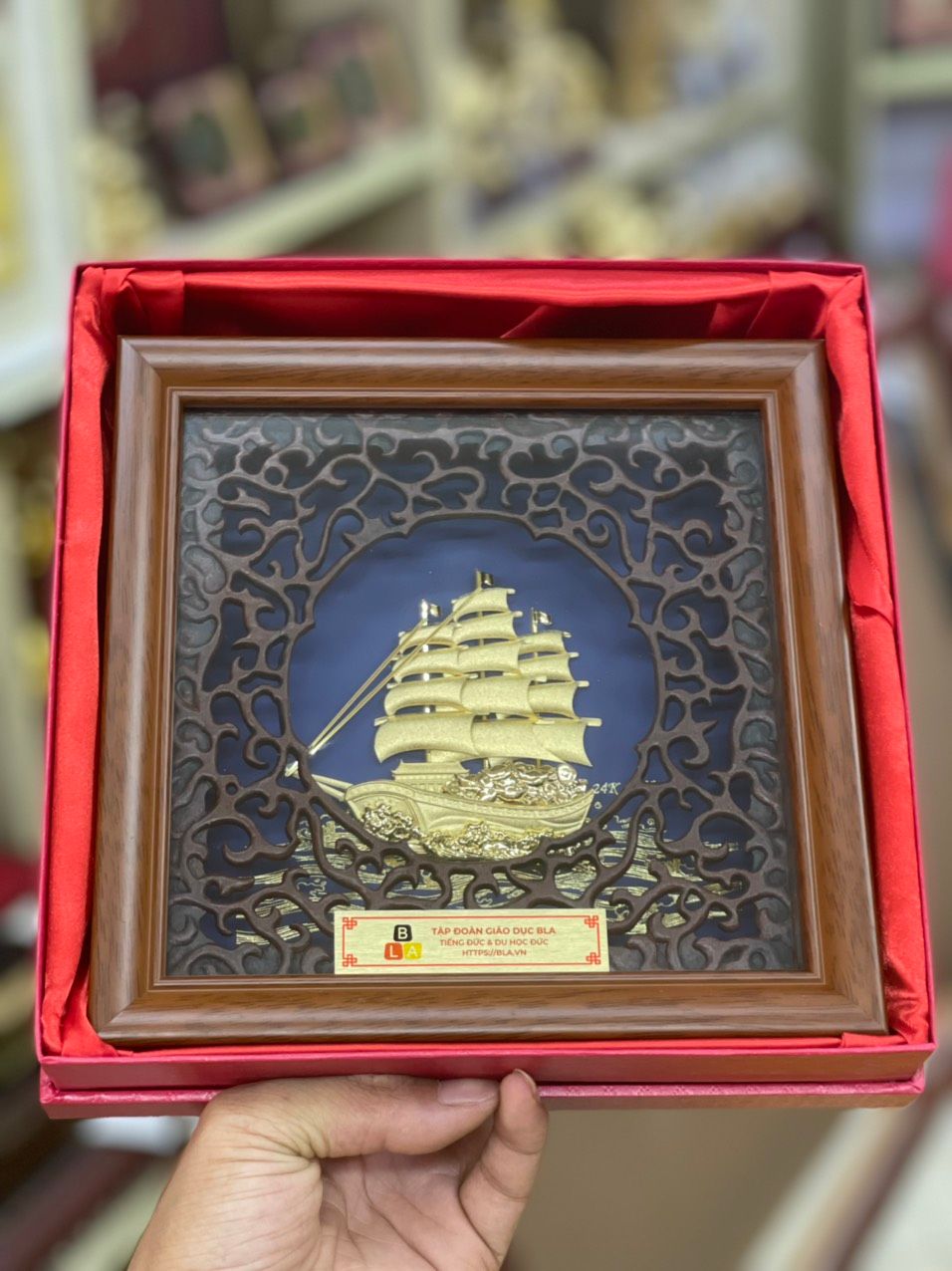 Tranh Thuận Buồm Xuôi Gió Mạ Vàng - 2734D