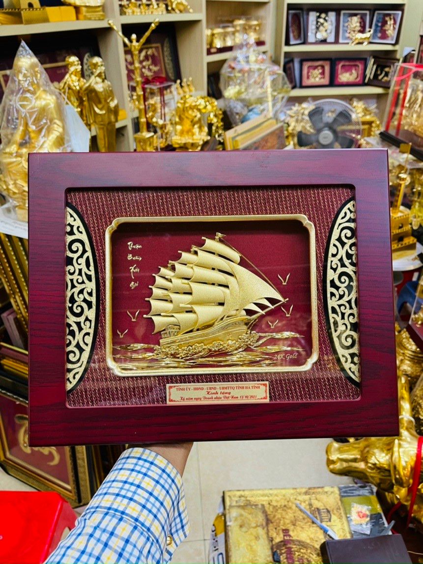 Tranh Thuận Buồm Xuôi Gió Mạ Vàng - 2734