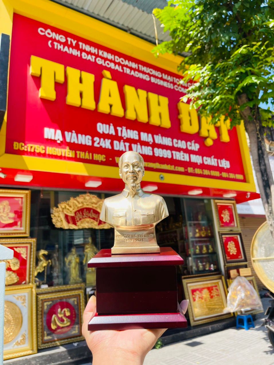 Tượng Đồng Bác Hồ 25Cm