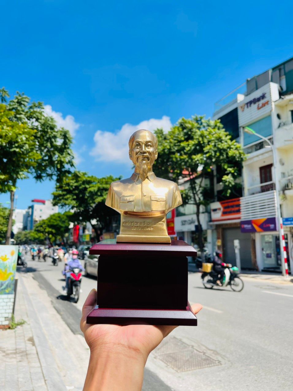 Tượng Đồng Bác Hồ 25Cm