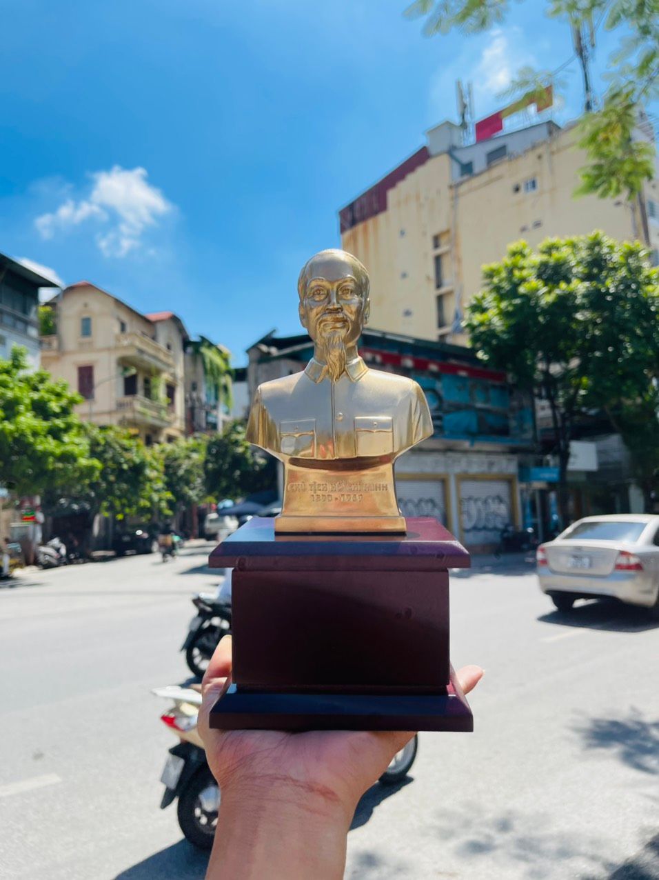 Tượng Đồng Bác Hồ 25Cm