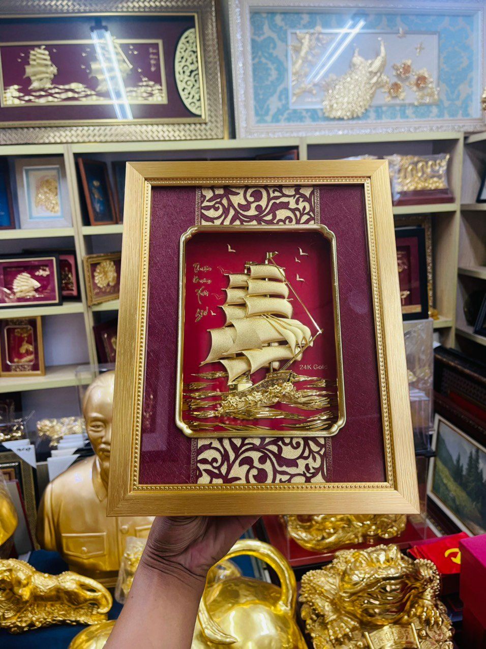 Tranh Thuận Buồm Xuôi Gió Mạ Vàng - 2633