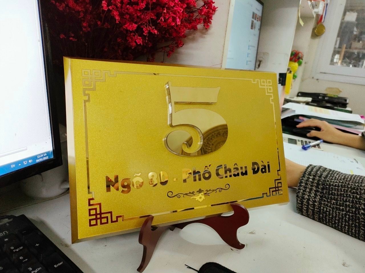 BIỂN SỐ NHÀ THIẾT KẾ THEO YÊU CẦU