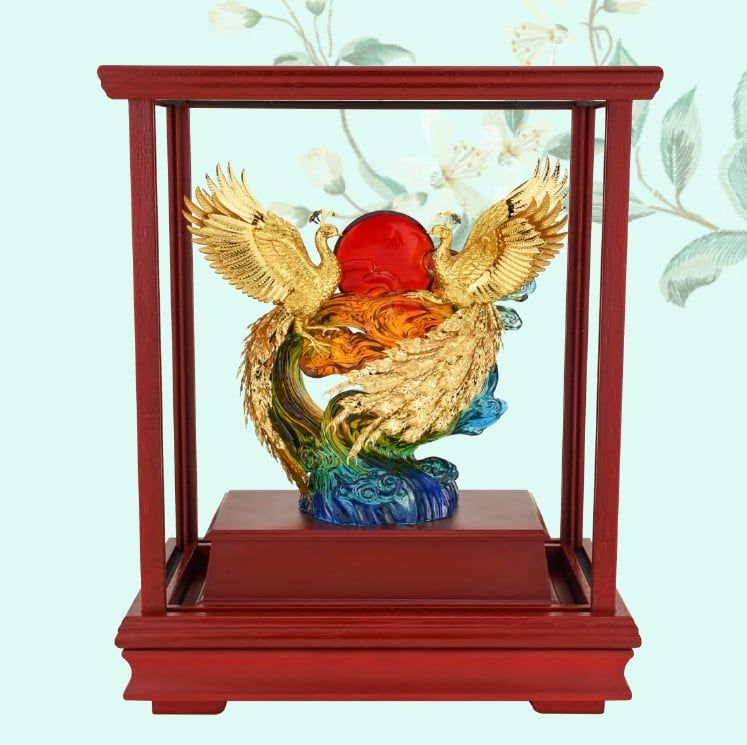 QUÀ TẶNG PHƯỢNG HOÀNG MẠ VÀNG