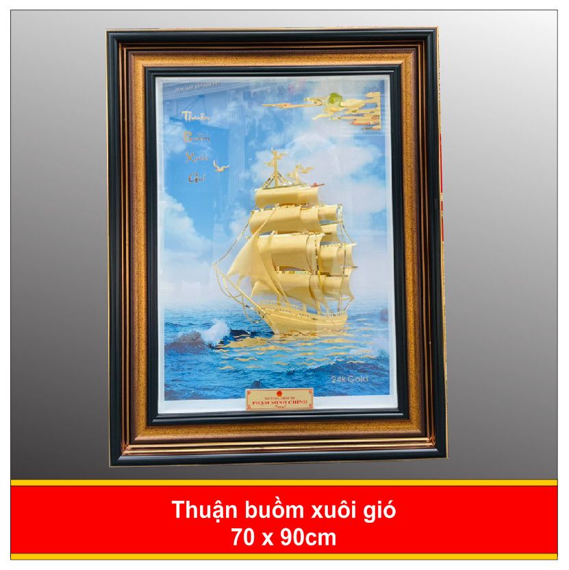 Tranh Thuận Buồm Xuôi Gió Mạ Vàng - 4281