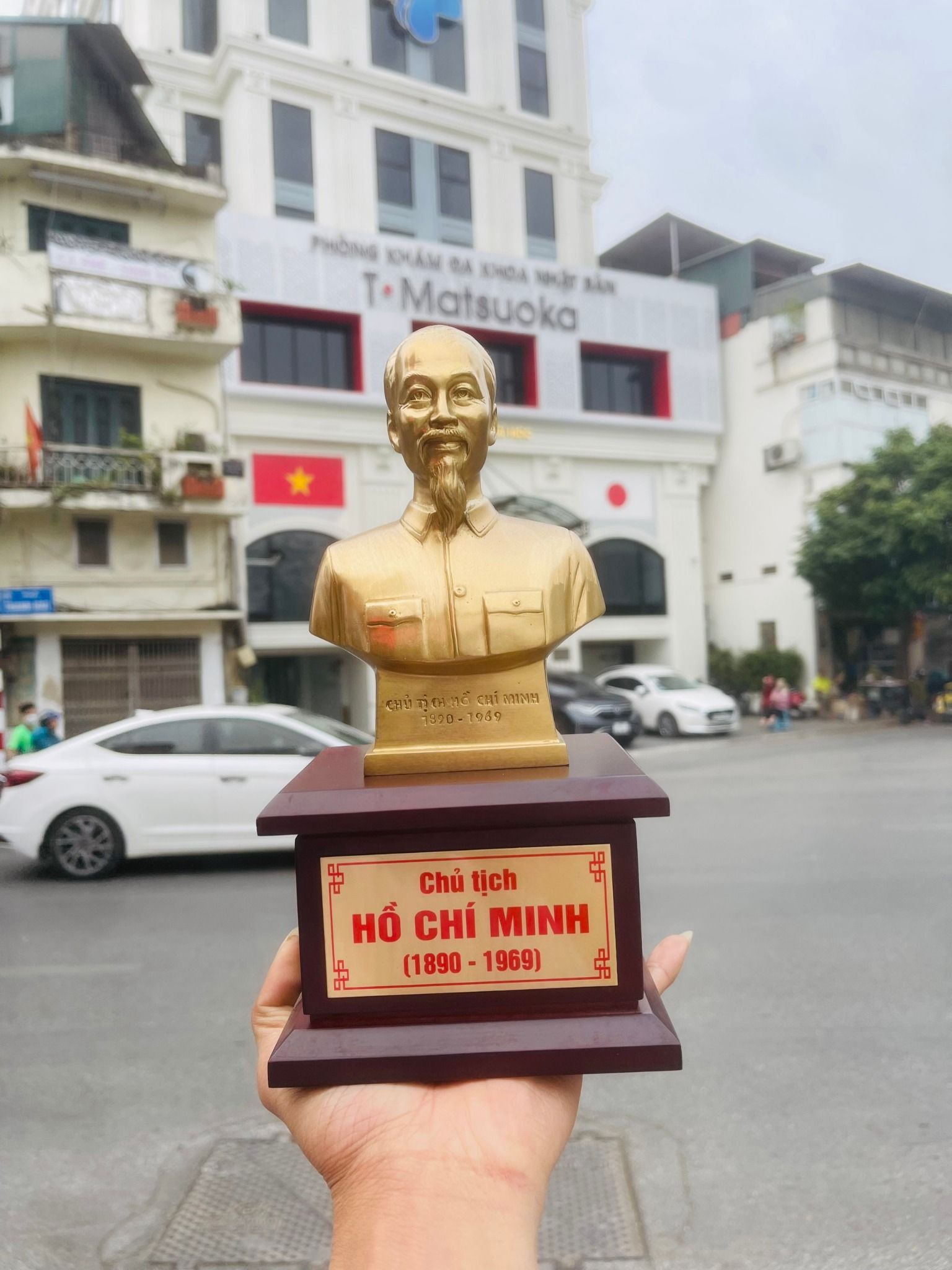 Tượng Đồng Bác Hồ 25Cm