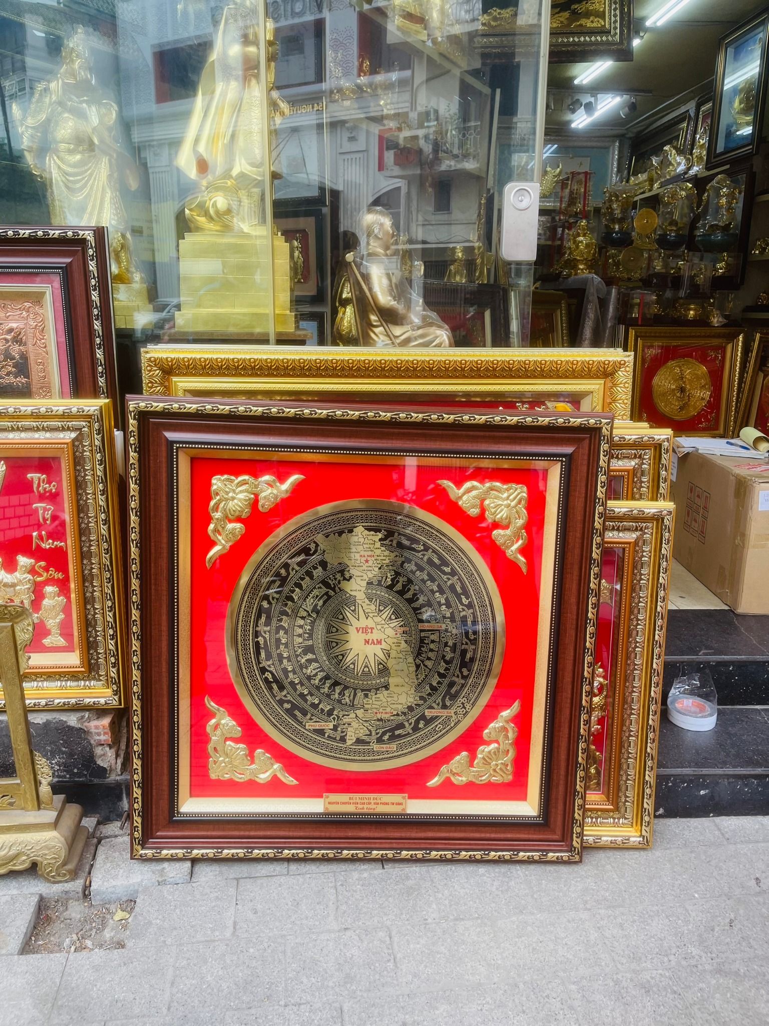 TRANH TRỐNG ĐỒNG BẢN ĐỒ 98