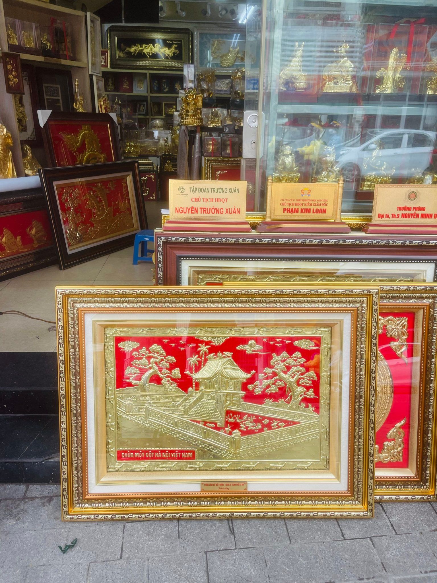 Tranh Đồng Khuê Văn Các – 90120