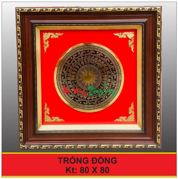  TRANH TRỐNG ĐỒNG ĂN MÒN 80 X 80 