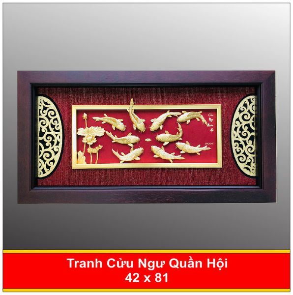  Tranh Kim Ngọc Mãn Đường Mạ Vàng 24K 