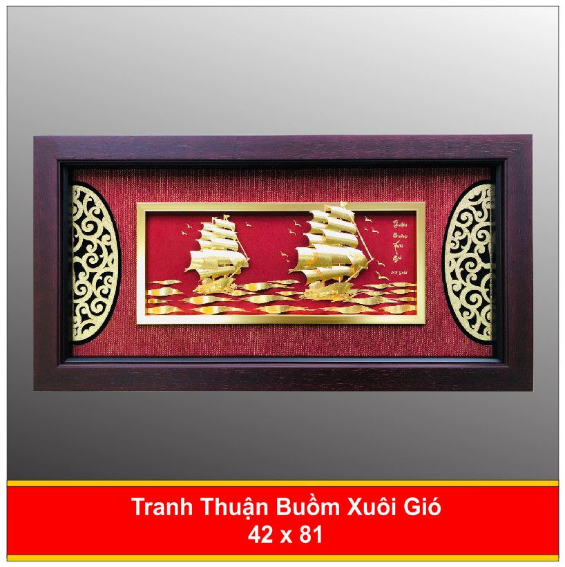 Tranh Thuận Buồm Xuôi Gió Mạ Vàng - 4281