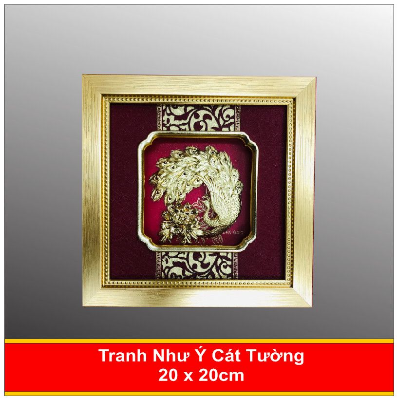 Tranh Như Ý Cát Tường Mạ Vàng - 2020X