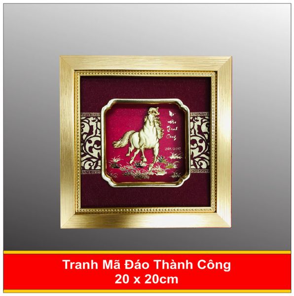  Tranh Mã Đáo Thành Công Mạ Vàng - 2020 