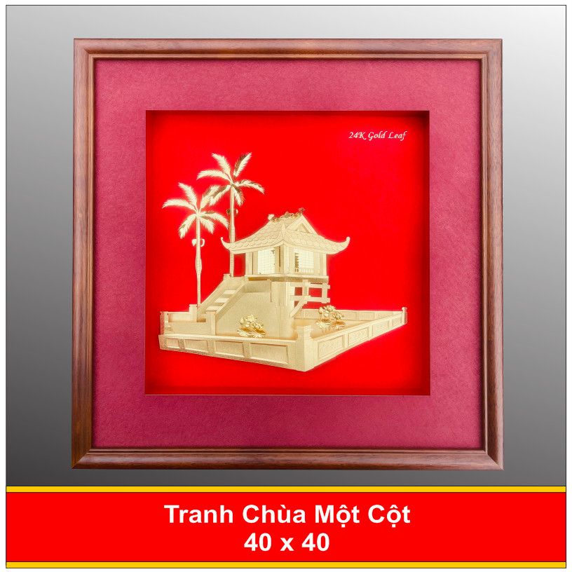 Chùa Một Cột Mạ Vàng