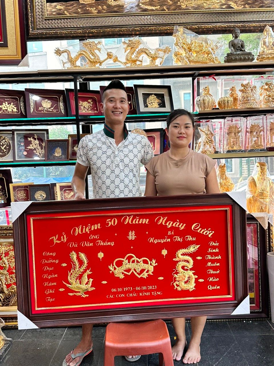 KỶ NIỆM 50 NĂM NGÀY CƯỚI - ĐÁM CƯỚI VÀNG