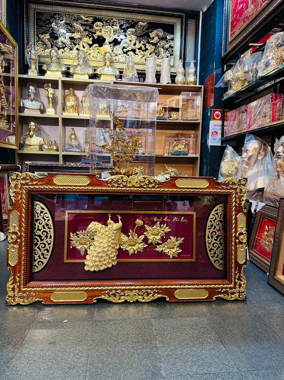 Tranh Vinh Hoa Phú Quý Mạ Vàng