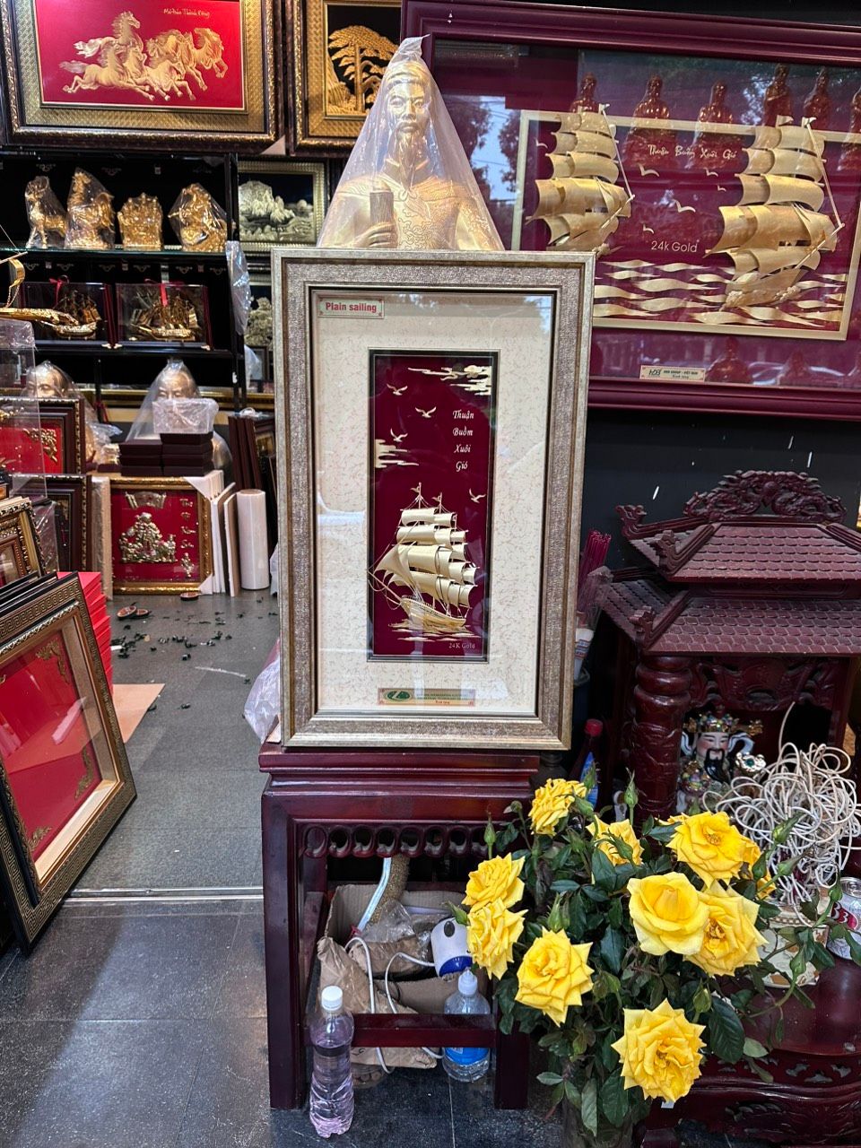 Tranh Thuận Buồm Xuôi Gió Mạ Vàng - 4065