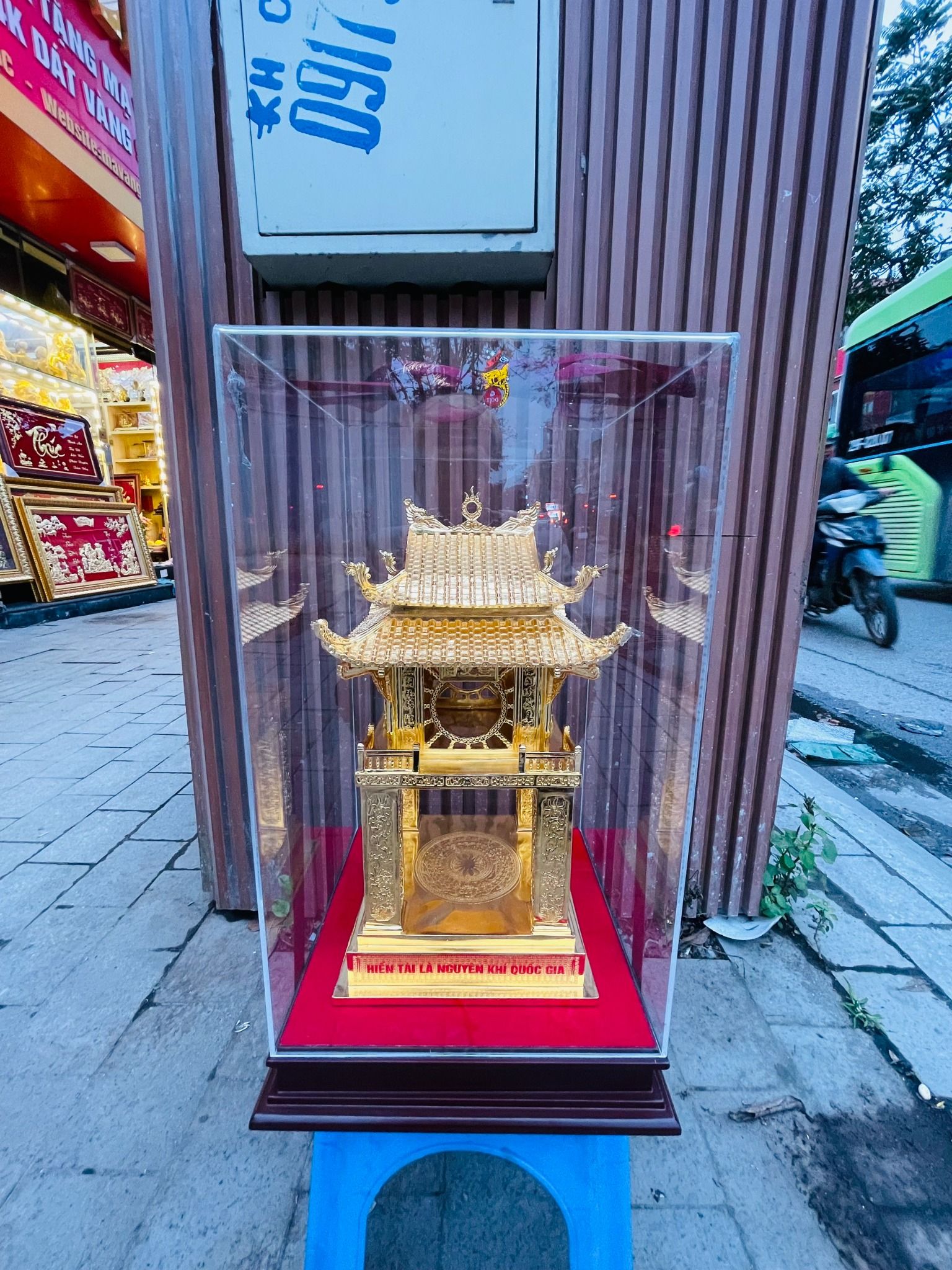 Khuê Văn Các Mạ Vàng Cao 50cm