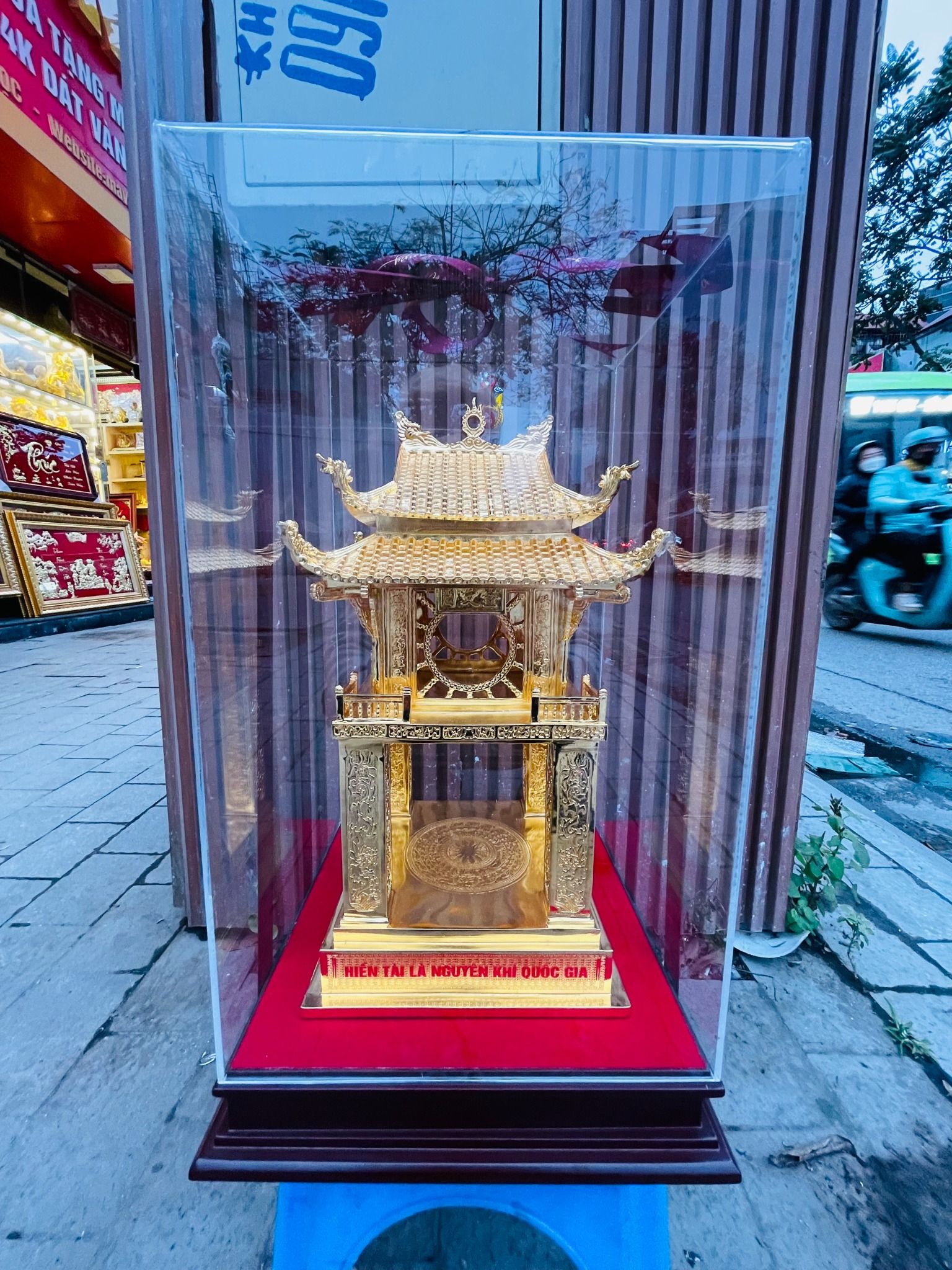 Khuê Văn Các Mạ Vàng Cao 50cm