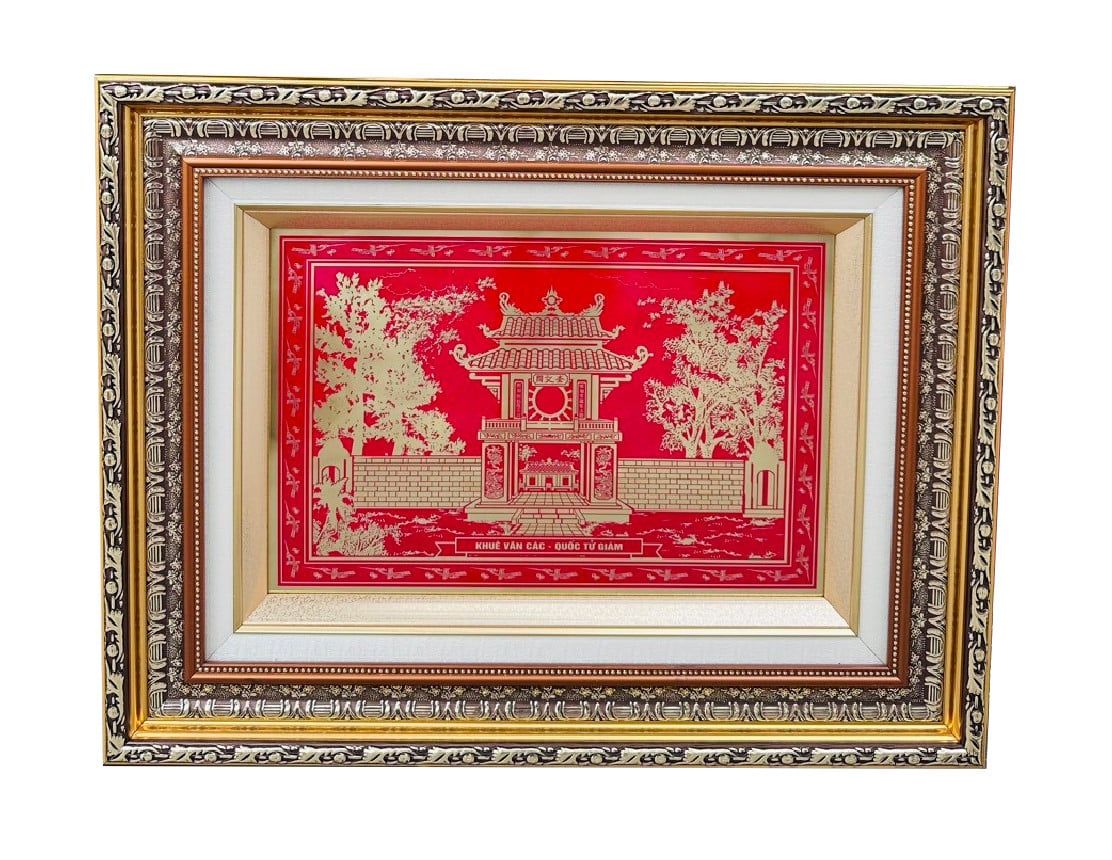Tranh Đồng Hồ Gươm - Tháp Rùa Việt Nam