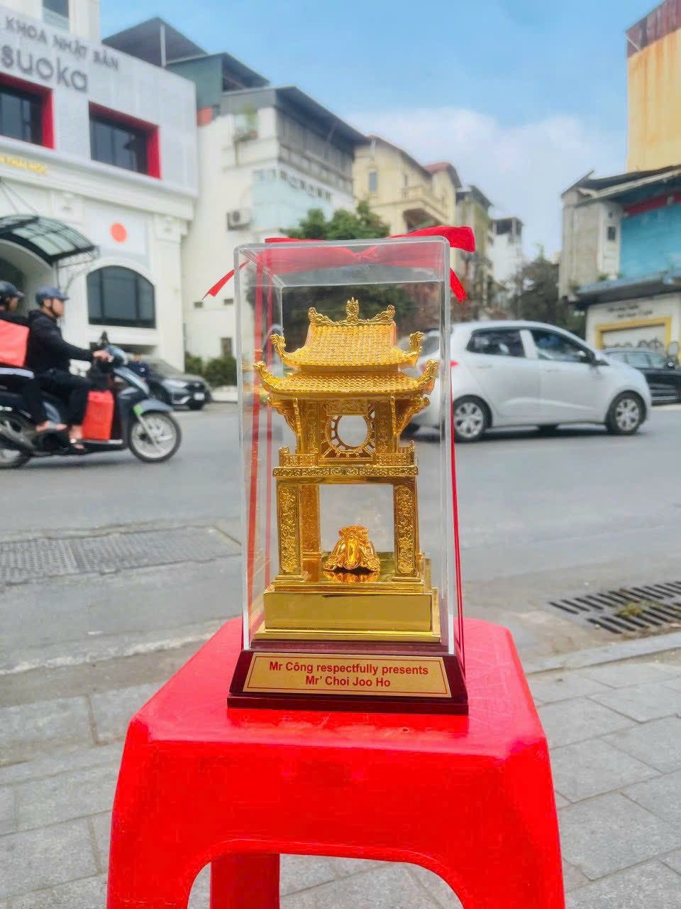 Khuê Văn Các Mạ Vàng - Rùa