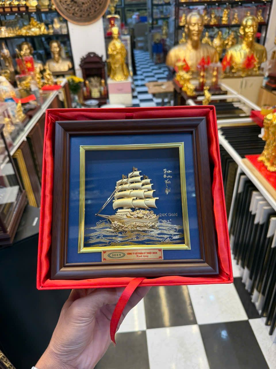 Tranh Thuận Buồm Xuôi Gió Mạ Vàng - 2020Đ