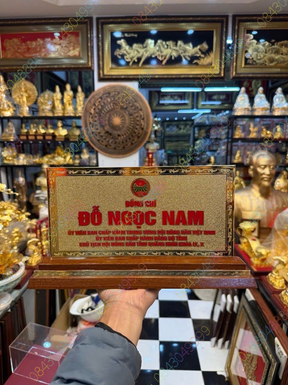 BIỂN CHỨC DANH CHỦ TỊCH HỘI NÔNG DÂN TỈNH QUẢNG NINH