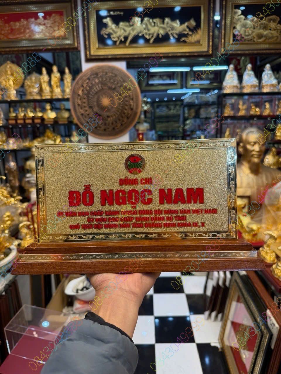 BIỂN CHỨC DANH CHỦ TỊCH HỘI NÔNG DÂN TỈNH QUẢNG NINH