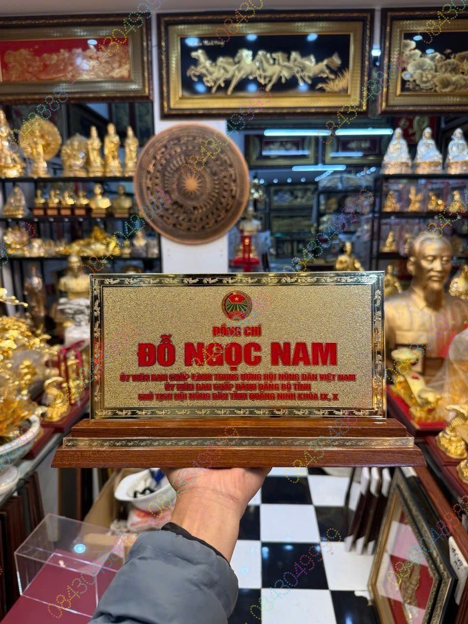 BIỂN CHỨC DANH CHỦ TỊCH HỘI NÔNG DÂN TỈNH QUẢNG NINH