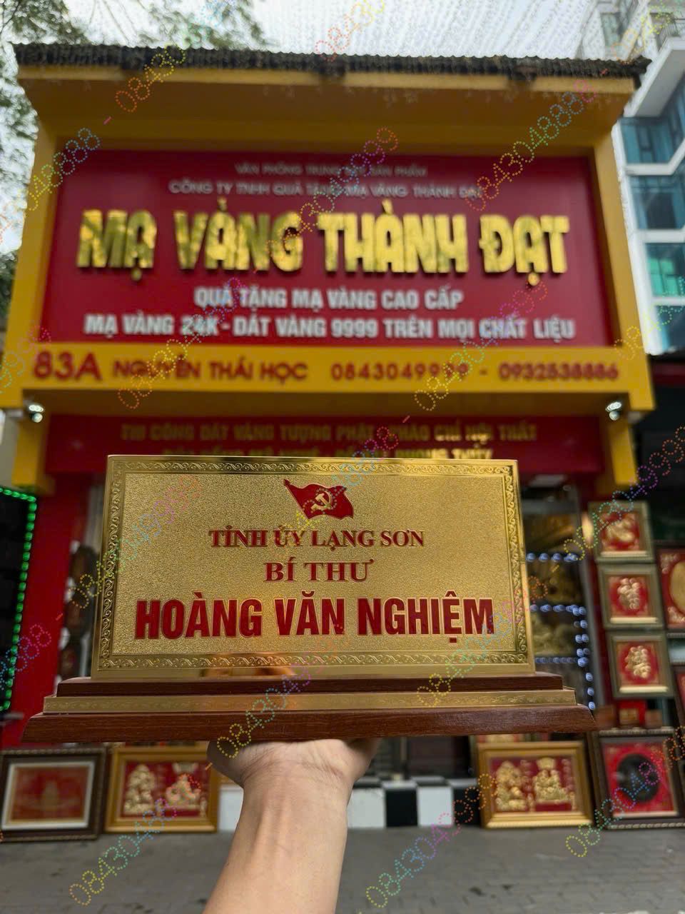BIỂN CHỨC DANH BÍ THƯ TỈNH UỶ