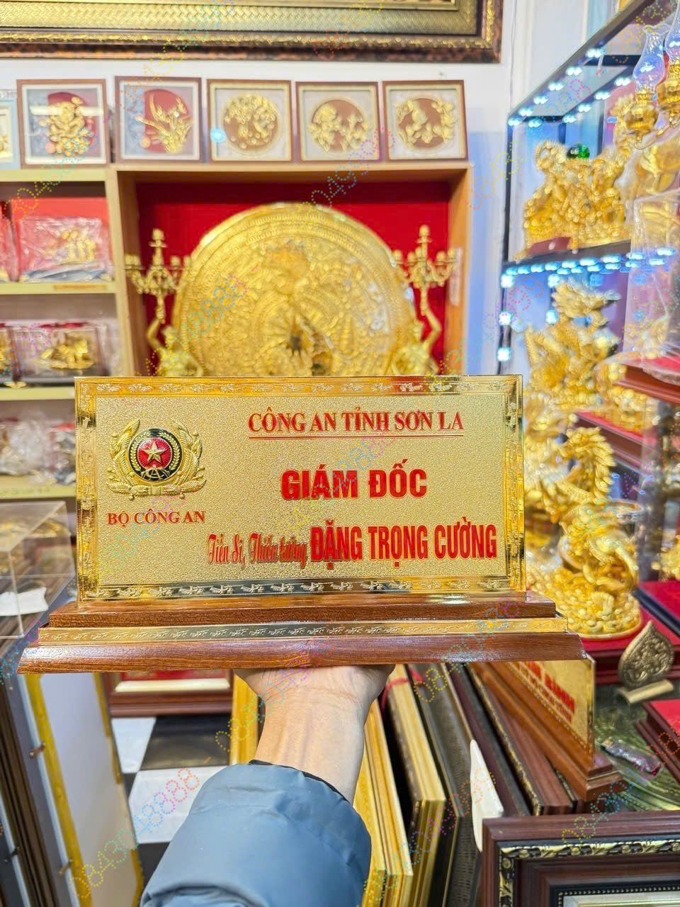 BIỂN CHỨC DANH GIÁM ĐỐC CÔNG AN